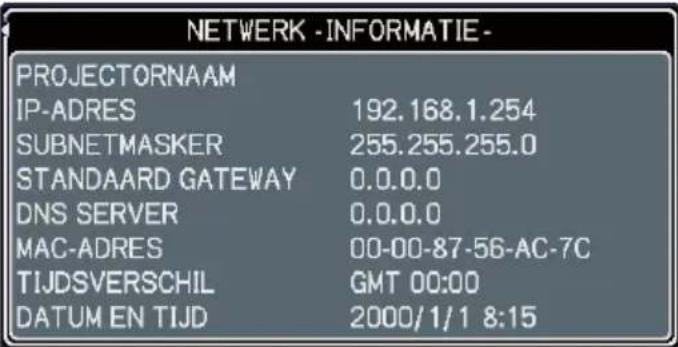 HITACHI CP-X306WF - NETWERK Menu - 8