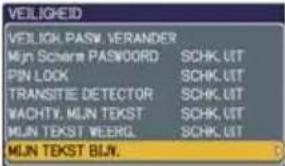 HITACHI CP-X306WF - Menu (vervolg) - 1