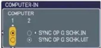 HITACHI CP-X306WF - INPUT Menu (vervolg) - 3