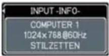 HITACHI CP-X306WF - Menu (vervolg) - 2