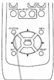KEYSTONE MY BUTTON MLTS POSITION MENU ROSE ESC RESET