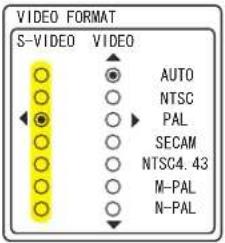 HITACHI CP-X605W - INPUT Menu (continued) - 2