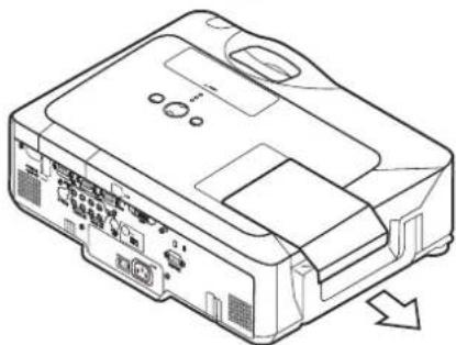 HITACHI CP-X605W - Replacing the lamp - 2