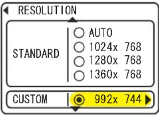 HITACHI CP-X605W - INPUT Menu (continued) - 5
