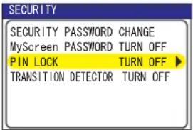 HITACHI CP-X605W - OPTION Menu (continued) - 3