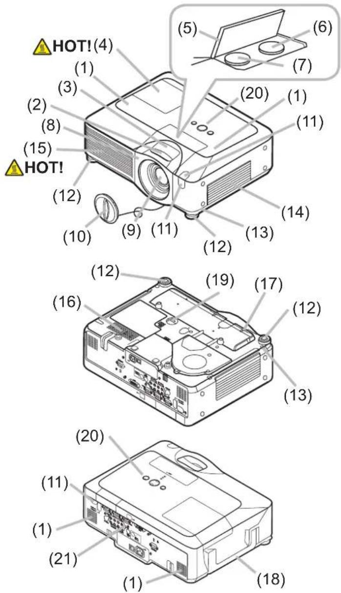 HITACHI CP-X605W - Projector - 1
