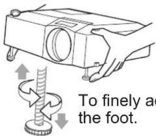 To finely ac the foot.