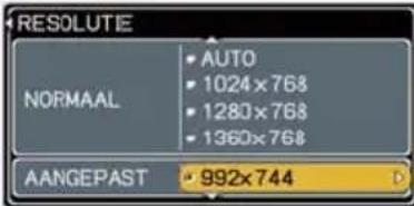 HITACHI CPX4WF - INPUT Menu (vervolg) - 5