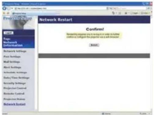 HITACHI CPX4WF - Network Restart (Netwerk reset) - 1