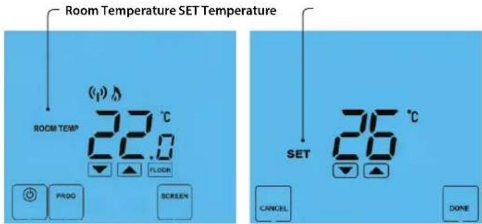 Heatmiser DT-EWTS - Temperature Display - 1
