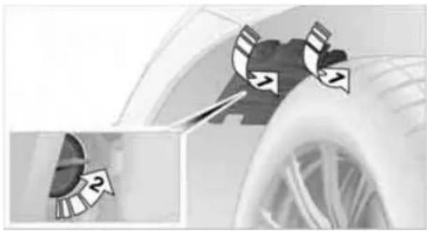 BMW M3 Sedan (2009) - Turn signals, front - 1