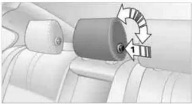 BMW M3 Sedan (2009) - Folding head restraints down and back up - 1