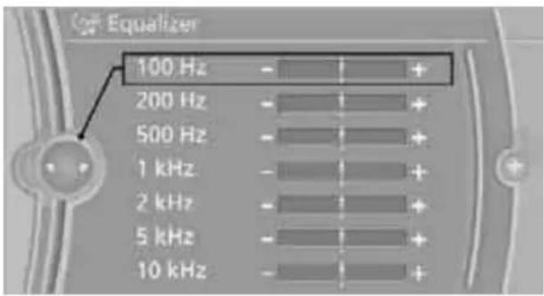 Equalizer 100 Hz - + 200 Hz - + 500 Hz - + 1 kHz - + 2 kHz - + 5 kHz - + 10 kHz - +