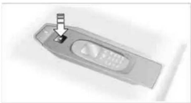 BMW M3 Sedan (2009) - Inserting mobile phone - 3