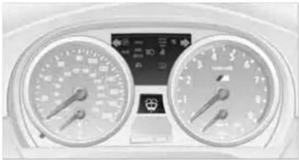 BMW M3 Sedan (2009) - Indicator and warning lamps - 1