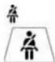 BMW M3 Sedan (2009) - 'Fasten safety belts' reminder for front seats - 1