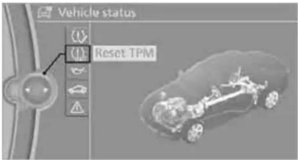 Vehicle status Reset TPM