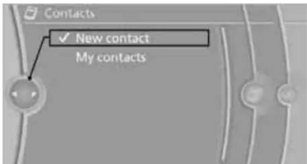 Contacts ✓ New contact My contacts