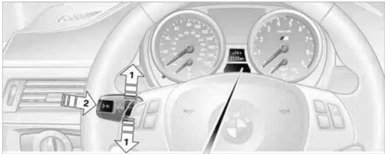 Diagram of a car dashboard with labeled parts and gauges, showing directional arrows and a speedometer reading of 17.05 mph.