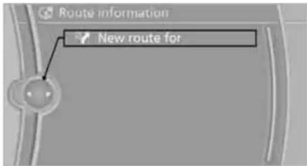 Route information New route for