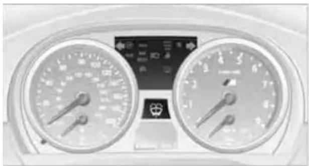 BMW M3 Sedan (2009) - Indicator and warning lamps - 1