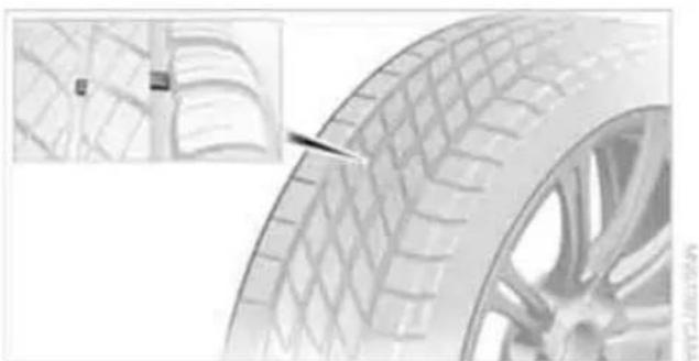 BMW M3 Sedan (2009) - Minimum tread depth - 1