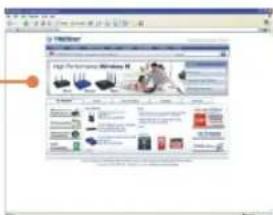 Scanned screenshot of a Windows application interface showing product listings and menu options