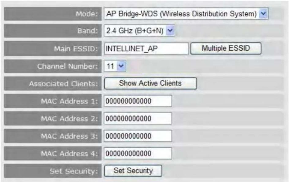 Intellinet 524728 - 2-4-5 AP Bridge-WDS Mode - 1