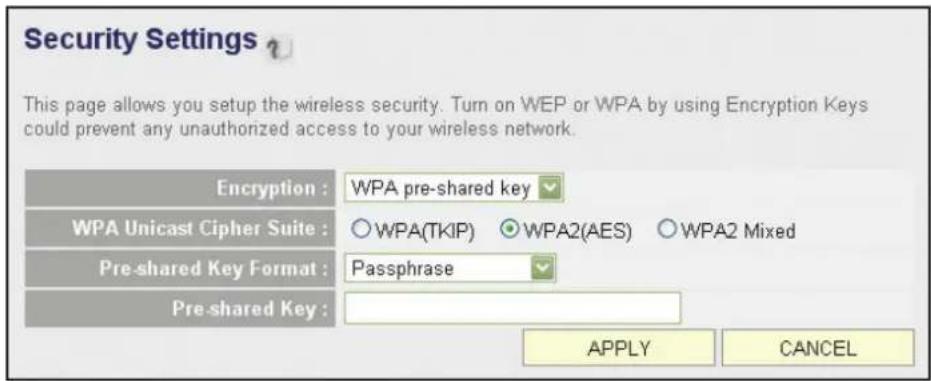 Intellinet 524988 - Wi-Fi Protected Access (WPA) Pre-Shared Key - 1