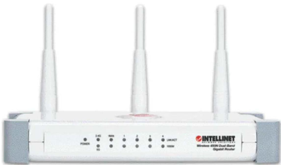 Intellinet 524988 - WIRELESS 450N DUAL-BAND GIGABIT ROUTER USER MANUAL - 1