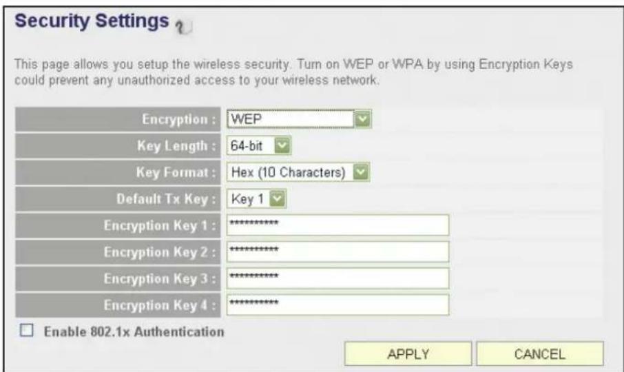 Intellinet 524988 - Wired Equivalent Privacy (WEP) - 1