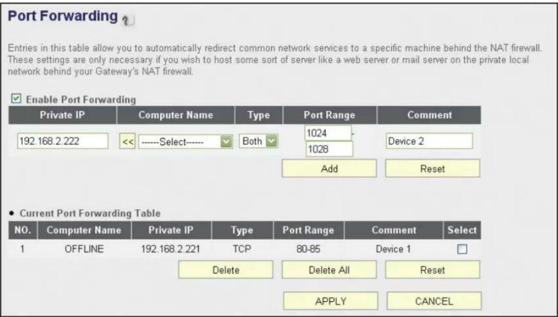 Intellinet 524988 - Port Forwarding - 1