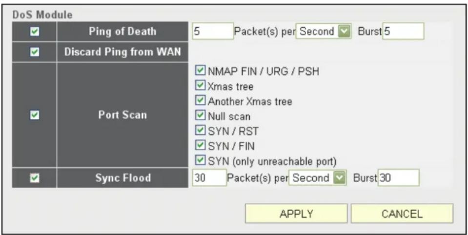 Intellinet 524988 - DoS - Advanced Settings - 1