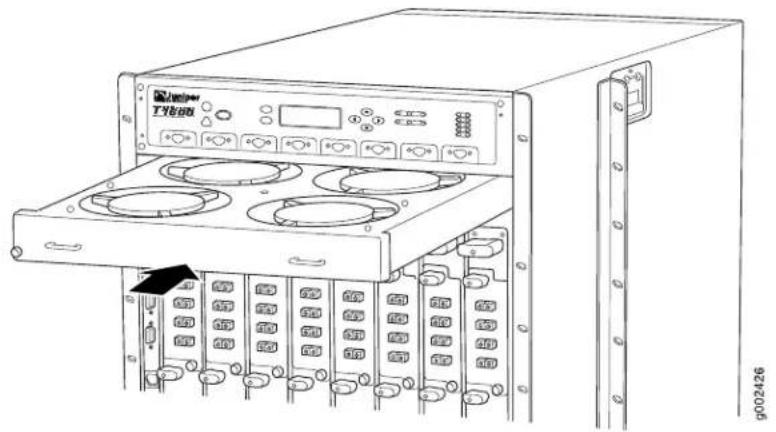 Juniper T640 - Reinstalling T640 Standard or Quiet Front Fan Trays - 3