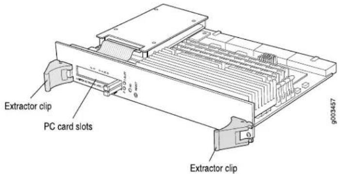 Extractor clip PC card slots Extractor clip 9003457