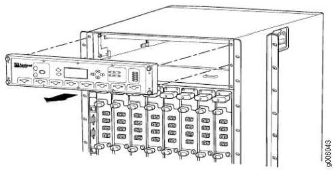 Juniper T640 - Removing the Craft Interface - 1