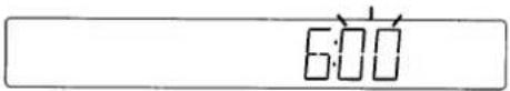 SANYO AVD 8501 - Example: To set "6:30" - 3