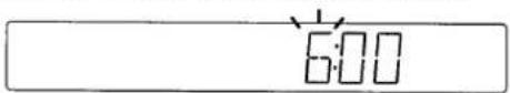 SANYO AVD 8501 - Example: To set "6:30" - 2
