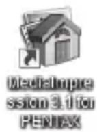 RICOH RZ18 - Double-click the [MedialImpression] icon on the desktop. - 1
