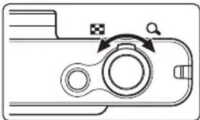 RICOH RZ18 - Turn the zoom lever to the right (Q). - 1