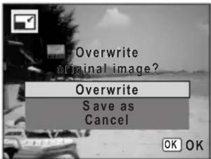 Overwrite original image? Overwrite Save as Cancel