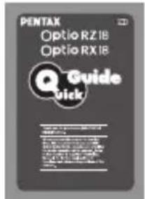 PENTAX Optio RZ18 Optio RX18 Q Guide Quick