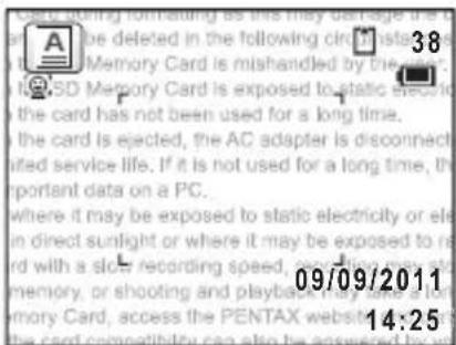 A 38 Memory Card is mishandled by the card. SD Memory Card is exposed to static electricity on the card has not been used for a long time. the card is ejected, the AC adapter is disconnected ified service life. If it is not used for a long time, the important data on a PC. where it may be exposed to static electricity or ele in direct sunlight or where it may be exposed to re rid with a slow recording speed, so working may be memory, or shooting and playback. The PENTAX memory Card, access the PENTAX website. the card compatibility can also be answered by we 09/09/2011 14:25