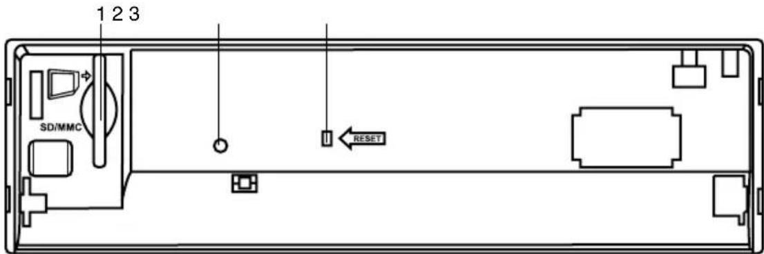 1 2 3 SD/MMC RESET