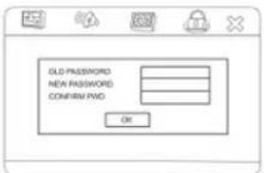 OLD PASSWORD NEW PASSWORD CONFIRM PWD OK