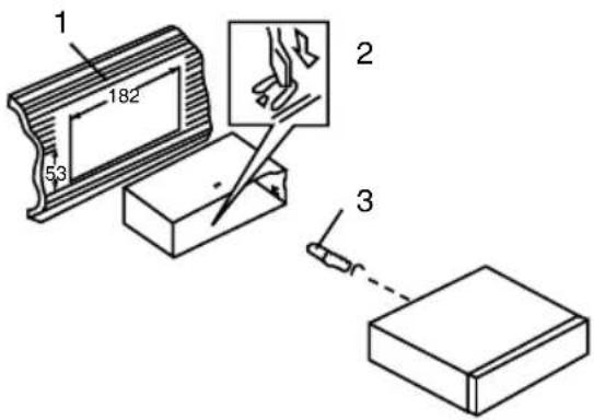 HYUNDAI H-CMD4018 - DIN front-mount (Method A) - 1