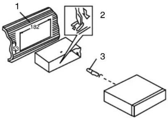 HYUNDAI H-CMD4025 - DIN front-mount (Method A) - 1