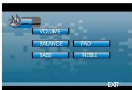 AUDIO ARJET VOLUME BALANCE FAD BASS TREBLE EXIT