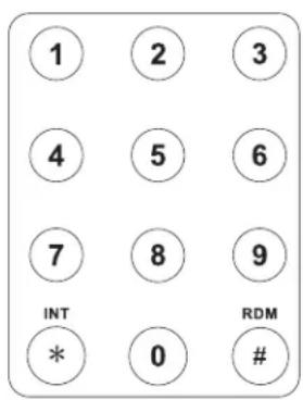 JENSEN VM9214R - Remote Control Direct Entry - 1