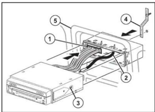 JENSEN VM9214R - ISO-DIN Installation - 1
